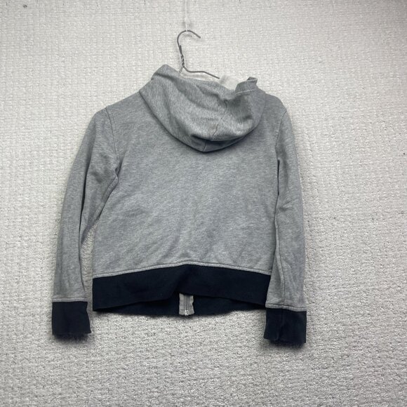 Y2K Tony Hawk Hoodie Boys Grey / Blue Skate Skull AOP Embroidery Full Zip Read - Picture 11 of 12